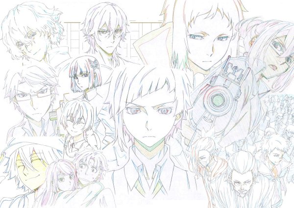 Великий из бродячих псов раскраска