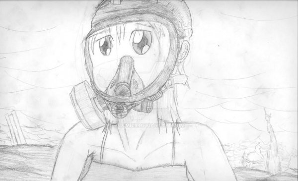 Противогаз скетч аниме