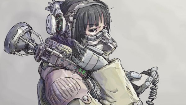 Аниме киберпанк роботы