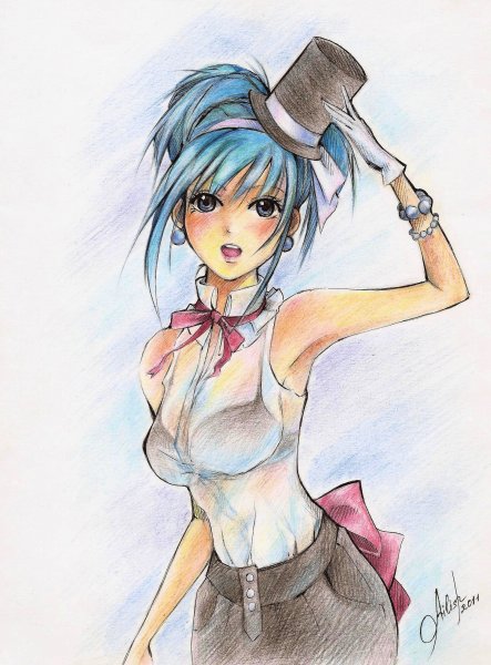 Рисунки в анимешном стиле