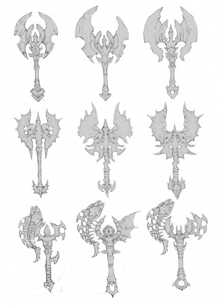 Оружие для персонажа топор