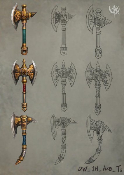 Оружие гномов вархаммер фэнтези
