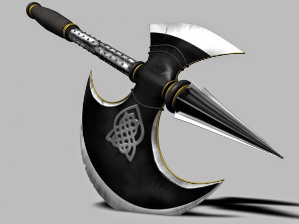 Огромная секира