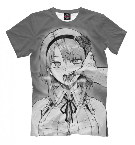 Аниме t-Shirt ахегао