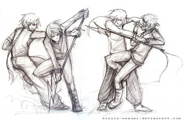 Референсы сражения на мечах