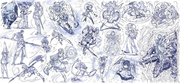 Позы для боя референс