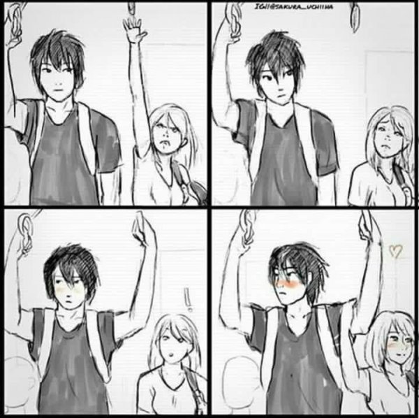 Милые аниме комиксы