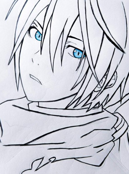 Нарисовать Ято Бездомный Бог