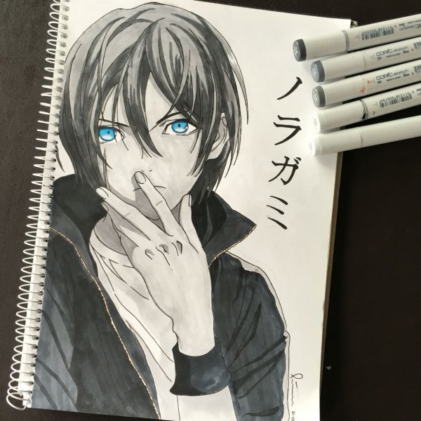 Ято Бездомный Бог для срисовки