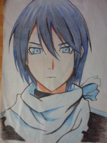 Аниме для срисовки Бездомный Бог