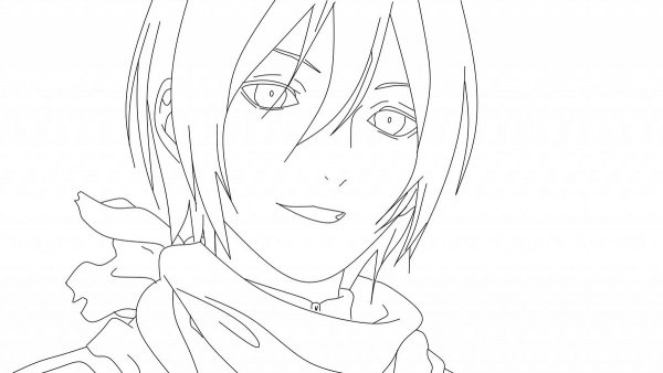 Раскраски аниме Бездомный Бог Ято