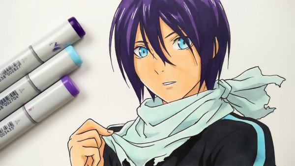 Ято Бездомный Бог для срисовки