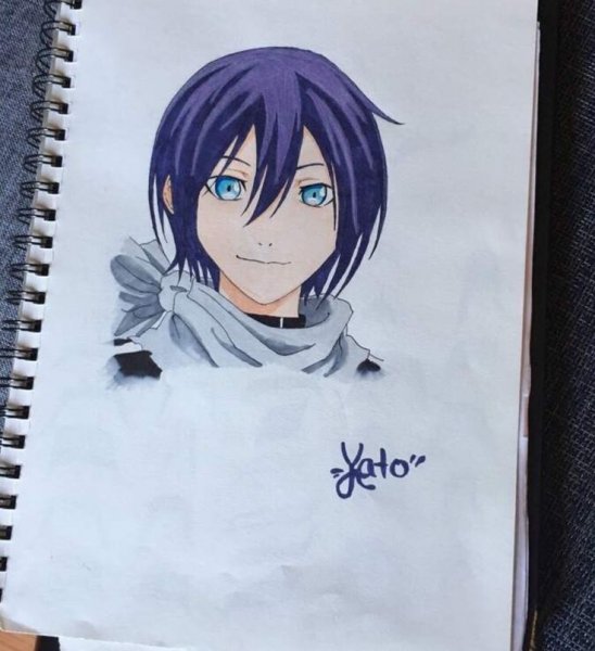 Ято Бездомный Бог для срисовки