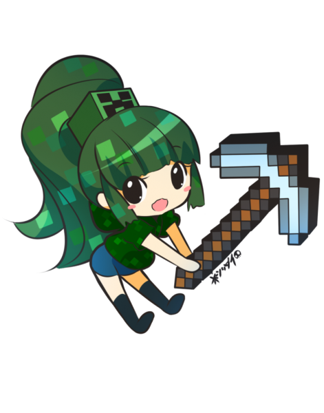 Чиби аниме КРИПЕР