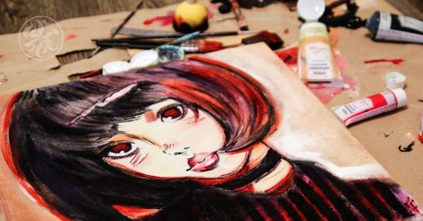 Холст аниме для рисования