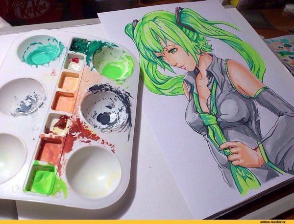 Аниме гуашью