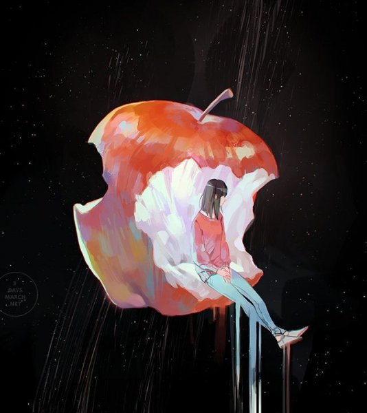 Аниме акрилом 02