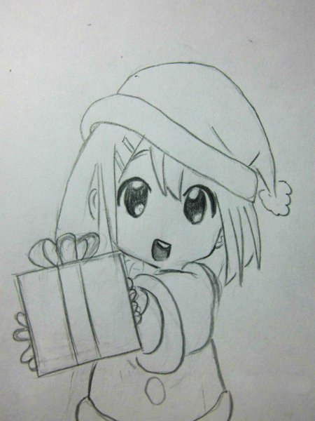 Рисунки простым карандашом для срисовки аниме