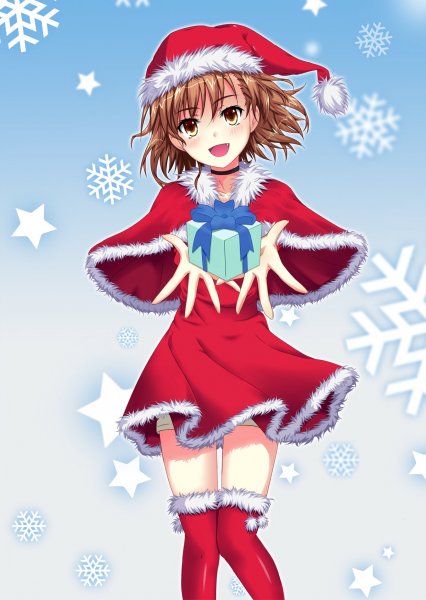 Мисака Микото Christmas Art