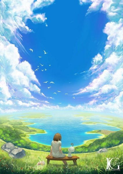 Аниме облака