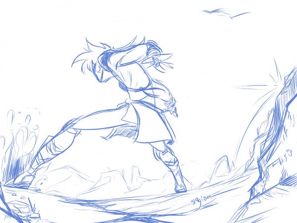 Аниме бой скетч