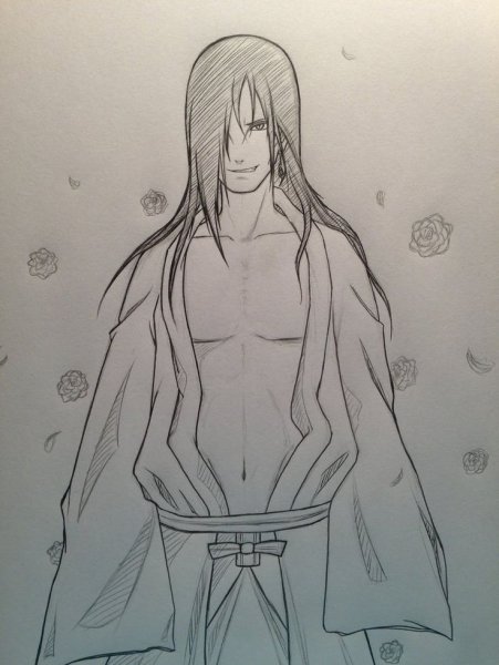 Рисунки Наруто Орочимару