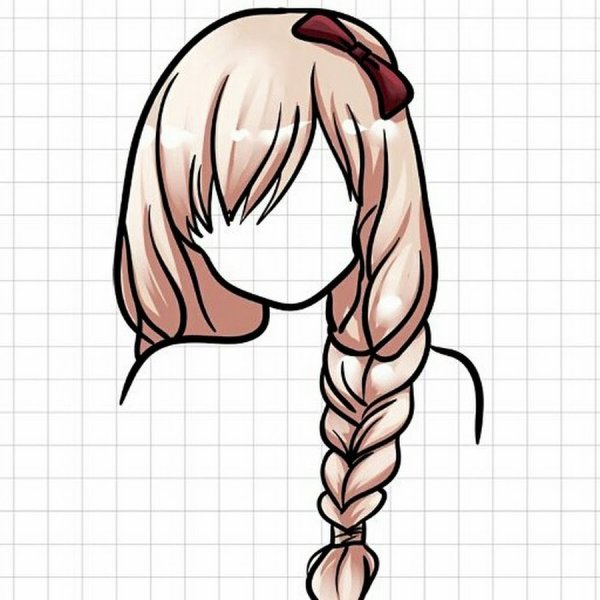 Аниме причёски для девушек косички