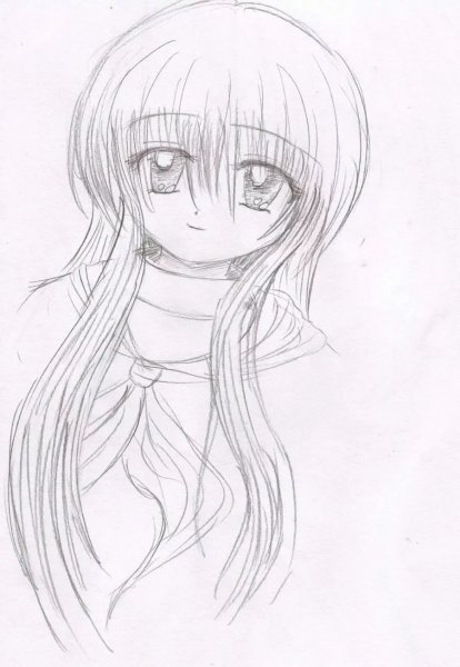 Аниме рисунки карандашом для срисовки