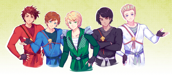 Ниндзяго арты команда