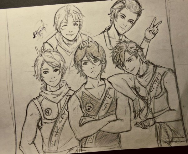 Ниндзяго Коул и Зейн