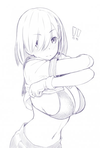Аниме грудь рисование