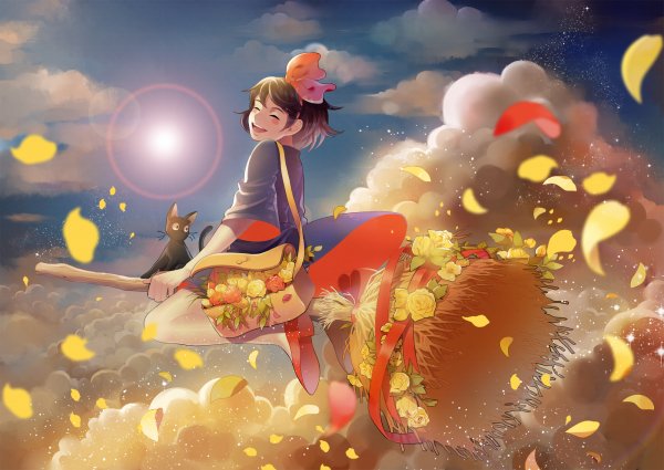 Ведьма аниме Хаяо Миядзаки