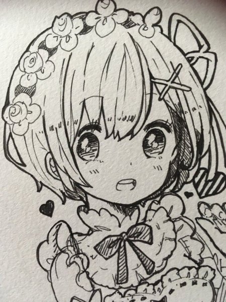 Ре Зеро рем зарисовки