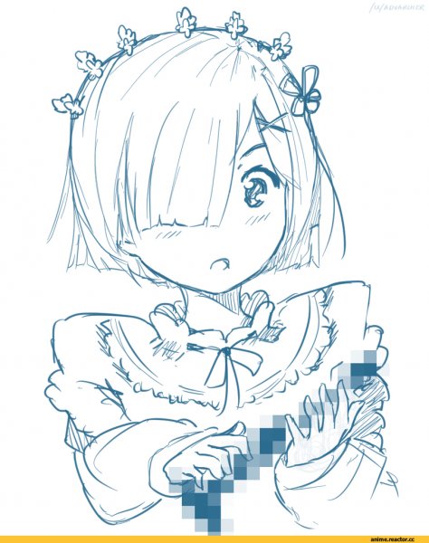 Рэм резеро карандашом