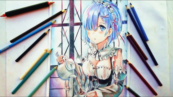 Рэм арт карандашом