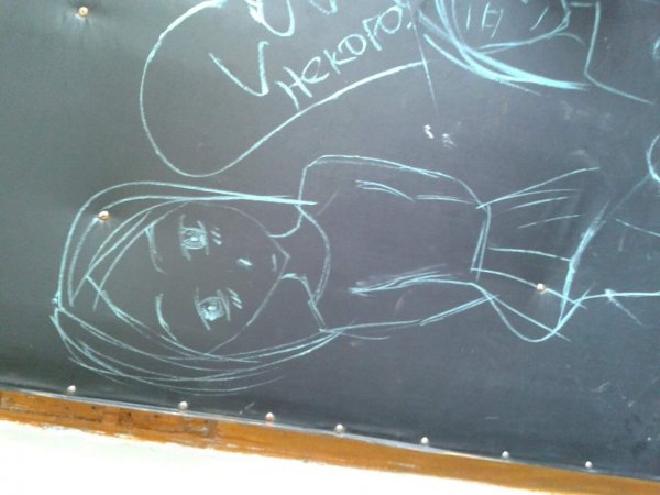 Аниме мелками