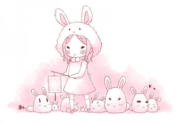 Зайчики в стиле аниме