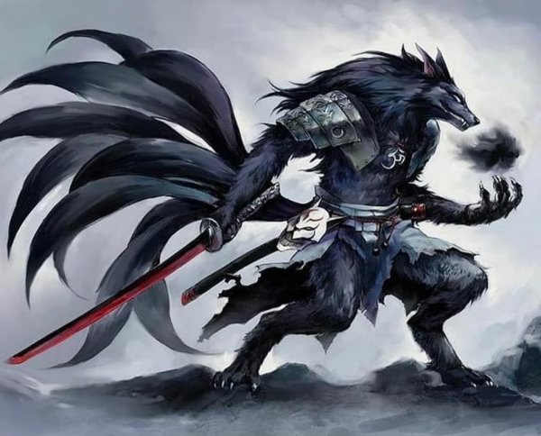 Демон Лис Ногицунэ