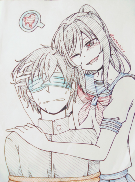 Рисунки аниме семпай