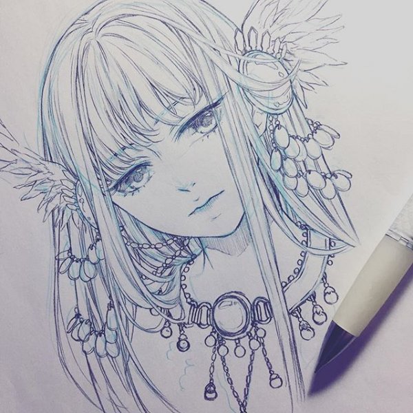 Аниме для рисования сложные