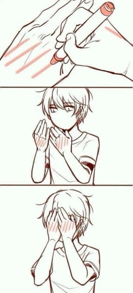 Манга смущение