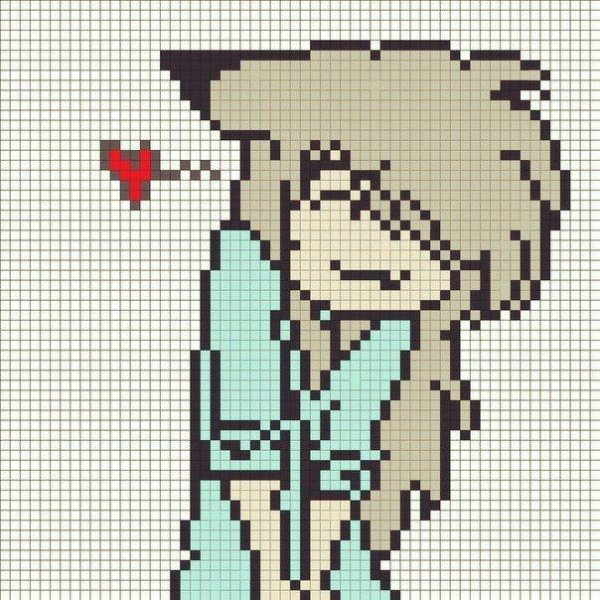 Рисунка по клеточкам аниме э