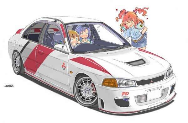 Mitsubishi Lancer Evolution 5 арт