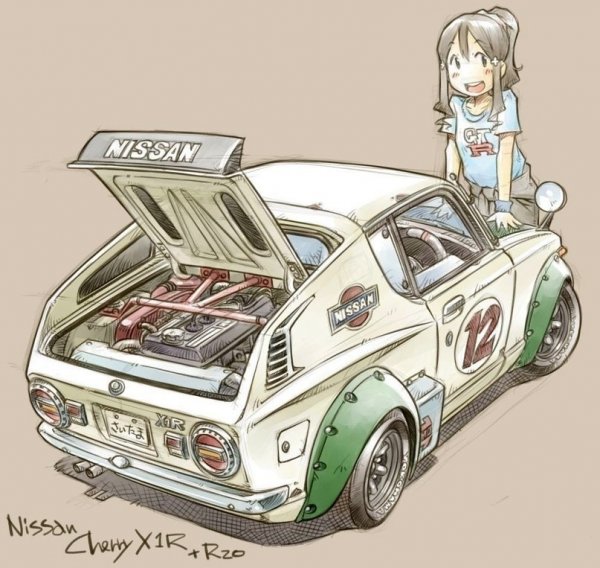 Японские авто арты