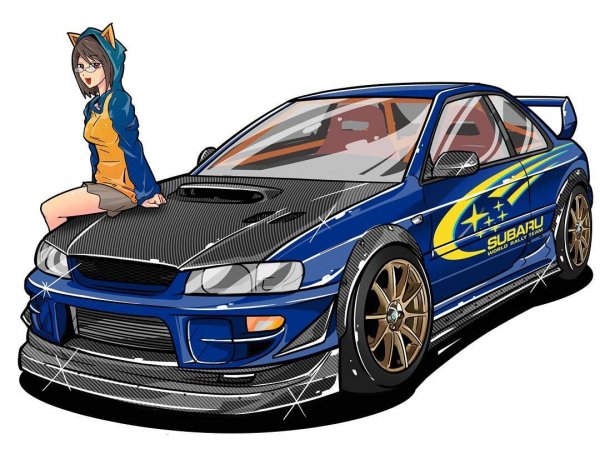 Субару Импреза арт