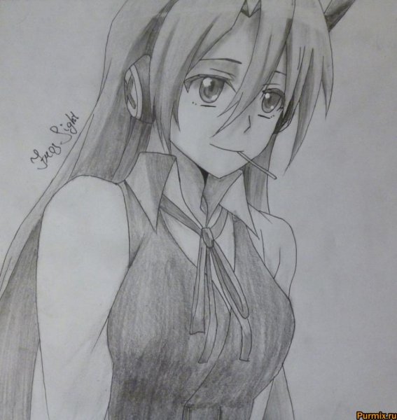 Убийца акаме карандашом