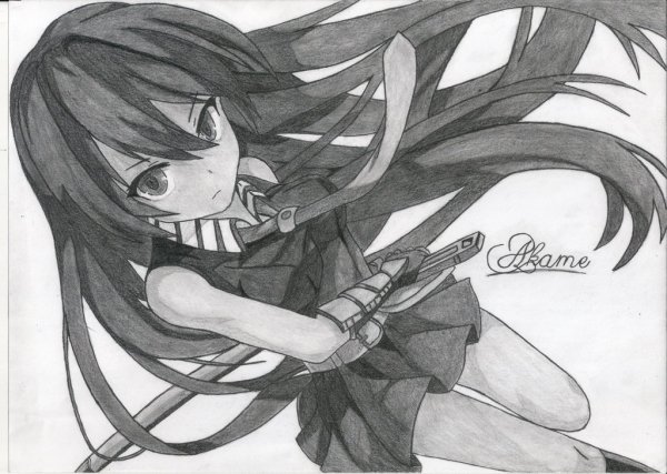 Убийца акаме для срисовки