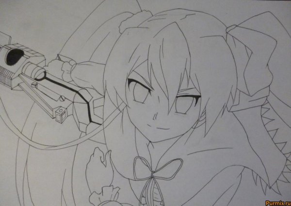 Майн карандашом убийца акаме