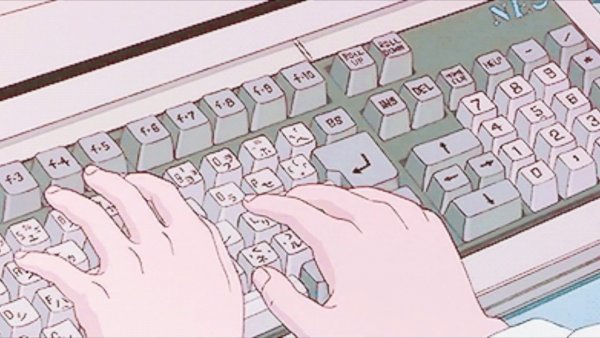 Японская клавиатура аниме