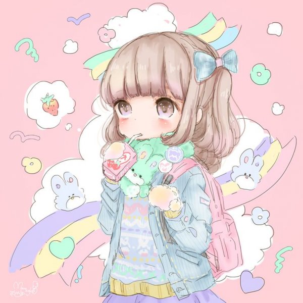 Милые кавайные девочки